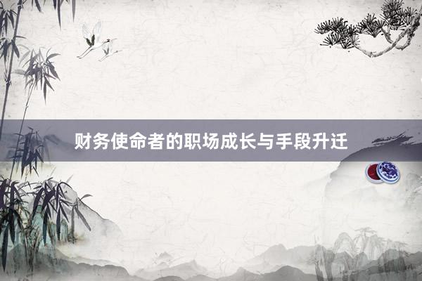 财务使命者的职场成长与手段升迁